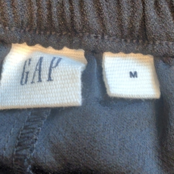 Gap Black Pleated Pull On Jogger Pants with Pockets size Medium - Picture 8 of 10